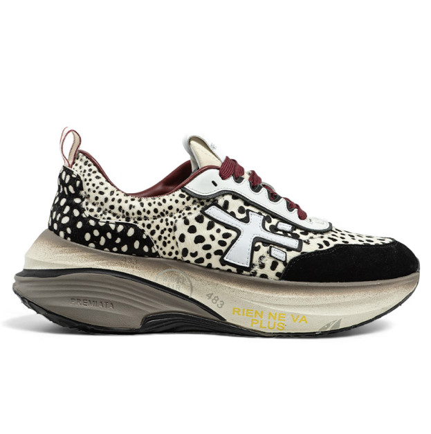 Premiata Hill 7858 Beige Black Leopard