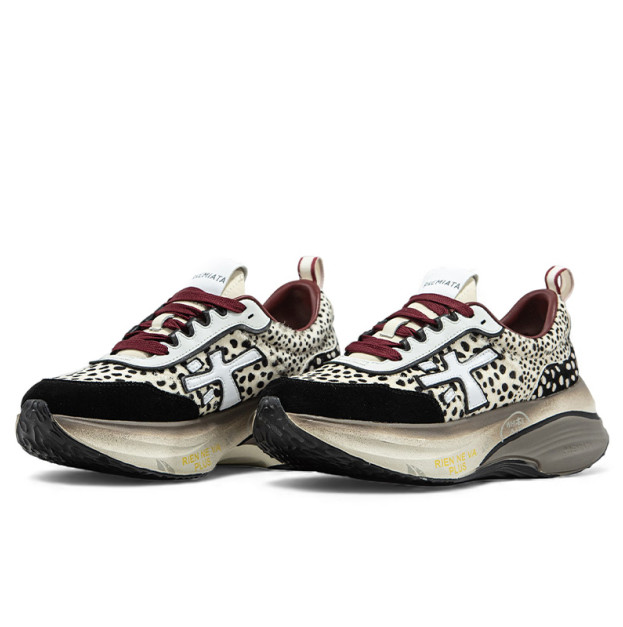 Premiata Hill 7858 Beige Black Leopard