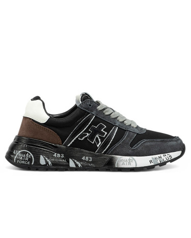 Premiata Lander Black Grey Brown