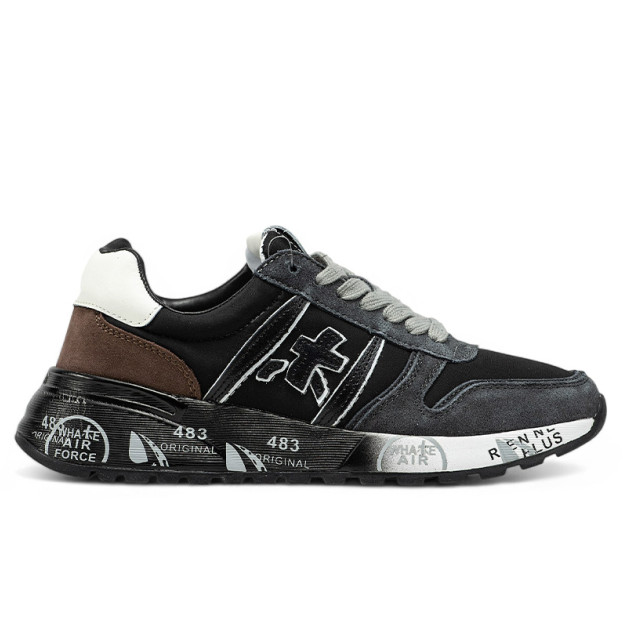Premiata Lander Black Grey Brown