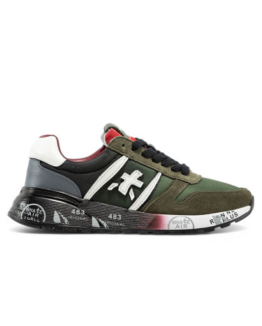 Premiata Lander Khaki Black White