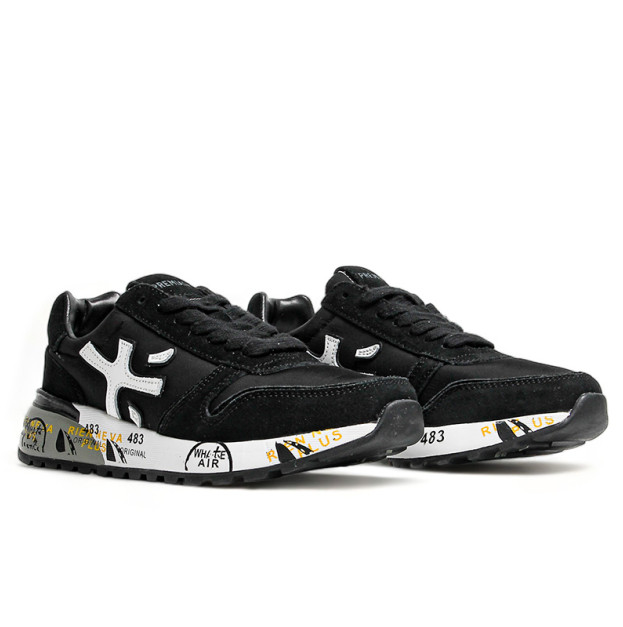 Premiata Mick Black White