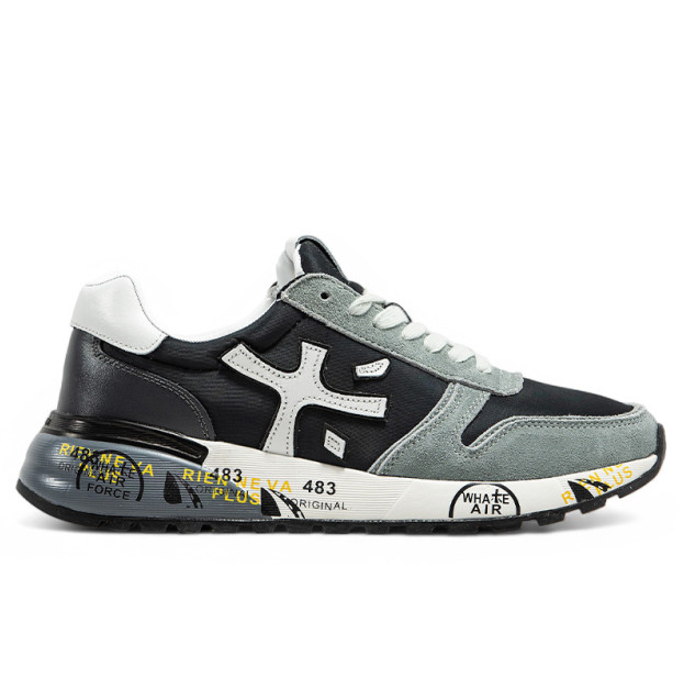 Premiata Mick Black Grey White