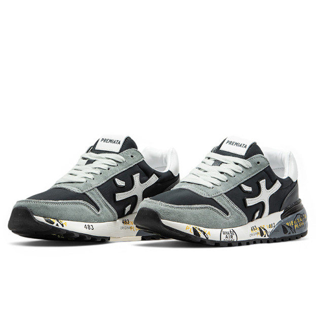 Premiata Mick Black Grey White