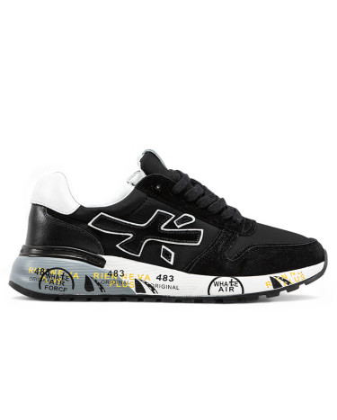 Premiata Mick Black White Grey