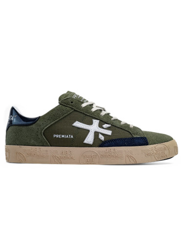 Premiata Steven Khaki Blue Beige