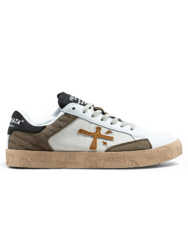 Premiata Steven White Brown