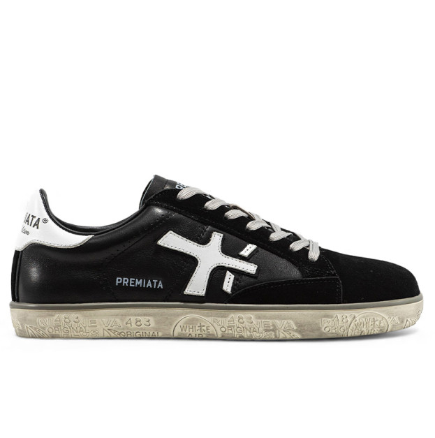 Premiata Steven Black White