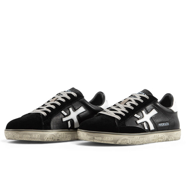 Premiata Steven Black White