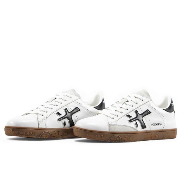 Premiata Steven White Black Gym