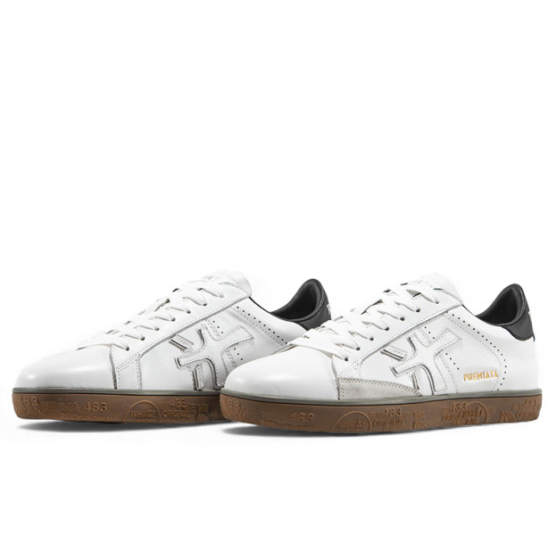 Premiata Steven Two White Black